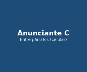 Publicidad: Anunciante de ejemplo C