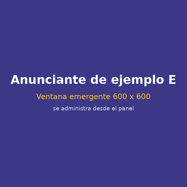 Publicidad: Anunciante de ejemplo E