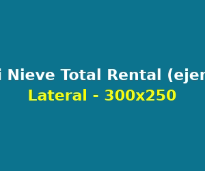 Publicidad: Esqui Nieve Total Rental