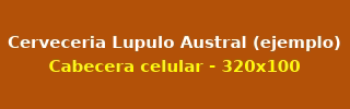 Publicidad: Cerveceria Lupulo Austral