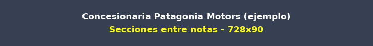 Publicidad: Concesionaria Patagonia Motors