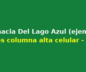 Publicidad: Farmacia Del Lago Azul